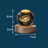 Shuang.W 3d Astronauta Galaxia Bola De Cristal Lamparas De Escritorio