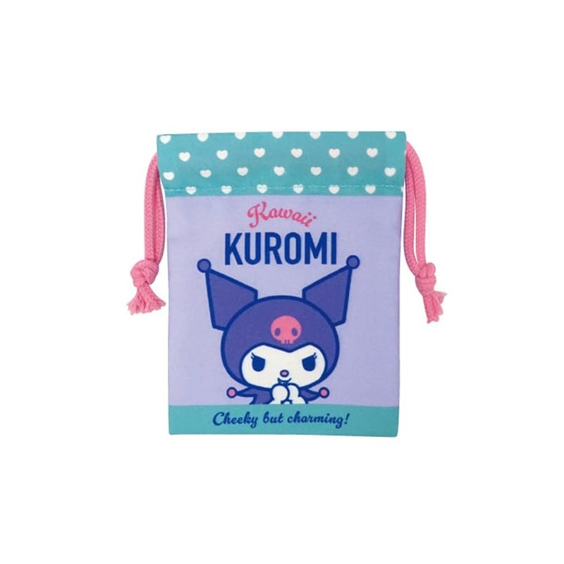 Ki Company Sanrio Characters (Vintage Retro) Mini Drawstring Kuromi SAV-MKC-KU