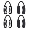 4 Pcs Wine Foil Cutter for Wine Bottles, Black Handheld