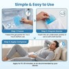 Ice Pack for Post-Vasectomy Recovery, Light Blue, 4-Pack