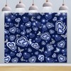Royal Blue Early 2000s Heart Photo Backdrop 10x8ft Glitter Love
