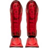 TOP TEN Power Ink Shin Guards Red Size XL