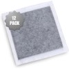 SMELLRID Human Scent Elimination Carbon Pads: 12 (4x4) Pads with
