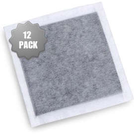 SMELLRID Human Scent Elimination Carbon Pads: 12 (4x4) Pads with Adhesive Strips