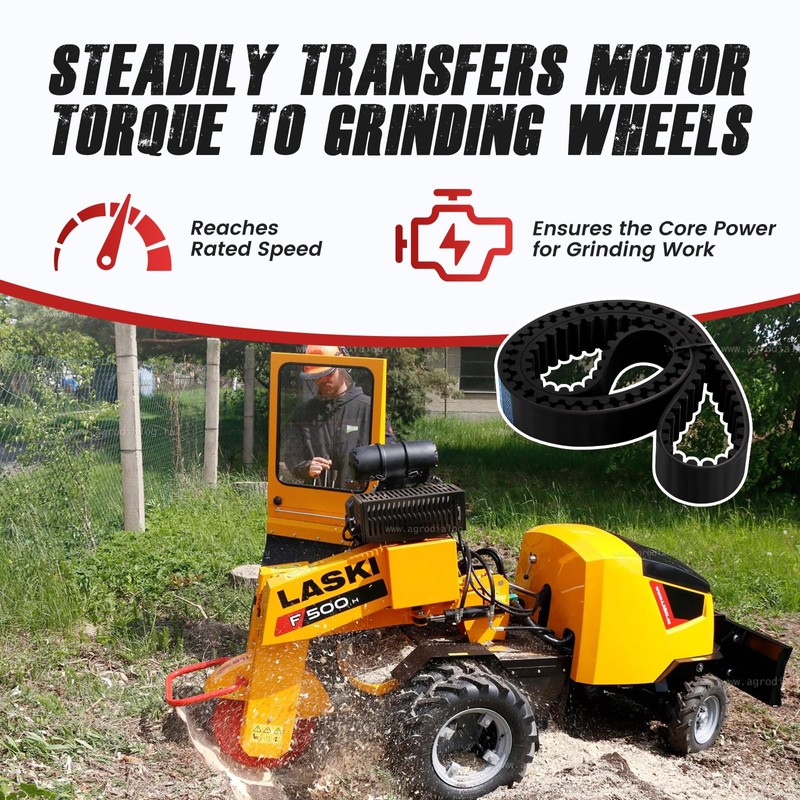 761438 HTD14M Stump Grinder Belt Compatible with Rayco RG45 RG55,