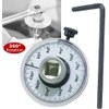 Qiilu Torque Wrench Angle Gauge, 1/2 Inch, Adjustable Drive, 360