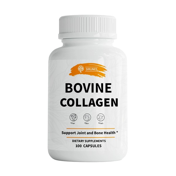 SIRUNES Bovine Collagen Supplements for Men and Women I Hydrolyzed