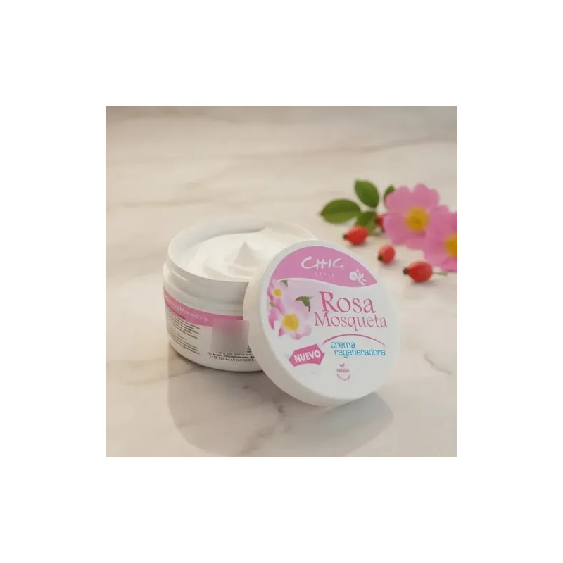 Crema Facial Regeneradora De Rosa Mosqueta 100ml Chic Style
