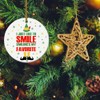 Buddy Elf Christmas Ornament Funny Ceramic Ornament I Just Like