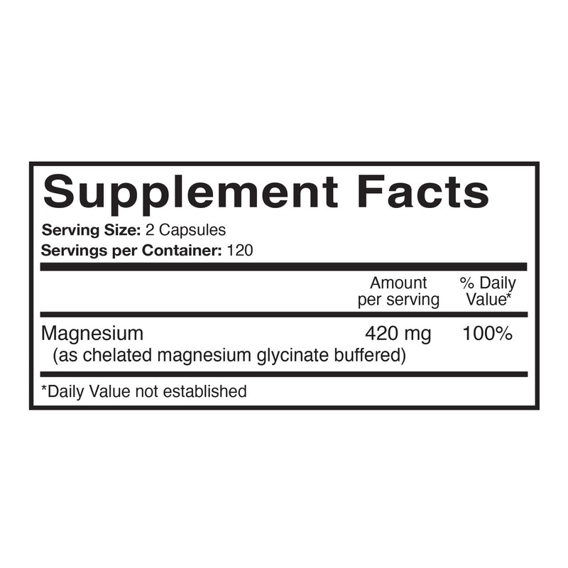 Qunol Magnesium Extra Strength 420mg, Vegetarian & Gluten Free, 240