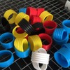 JJLFresheners 5Pcs Racket Handle Rubber Ring Stretchy Tennis Racquet Band