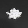 EMSea 20x Vehicle Screw Grommets Insert Expanding Nuts White Plastic
