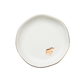InnoBeta Highland Cow Gifts for Women, 4.75" Ceramic Jewelry Dish