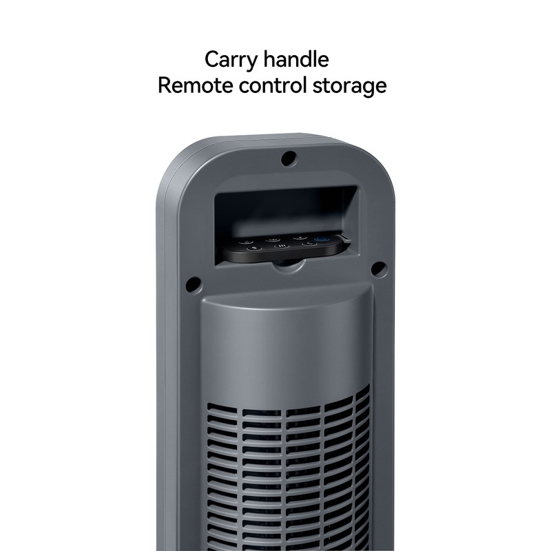 OmniBreeze Digital Electric Tower Fan, Inner Oscillation with Remote Control,