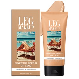 Leg Makeup, Body Makeup for Legs, Full Coverage Waterproof, No Transfer To Cover Veins Concealer For Mature Skin Smooth Tone Body makeup Long Lasting (02#)