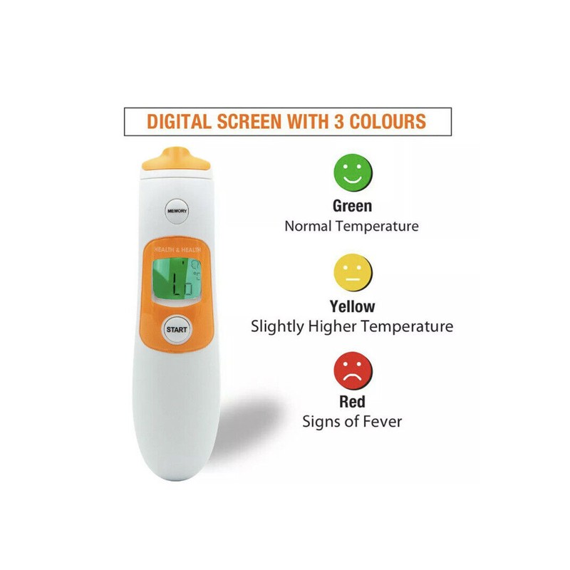 Health & Health Digital Infrared Thermometer Kids Adults Color LCD