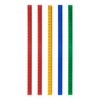 sourcing map 5pcs Whiteboard Magnetic Ruler Metric Board Straight Rulers