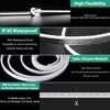 Lamomo White Led Strip Lights, 16.4ft/5m Neon Light Strip, 12V
