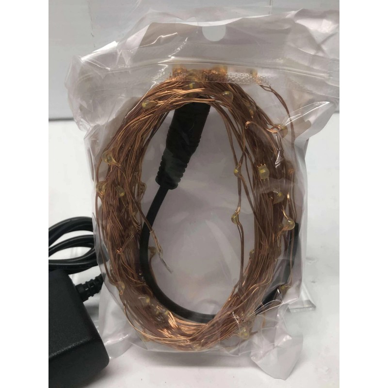 TaoTronics LED String Lights. 33 foot w. 100 LEDs. WATERPROOF/cop