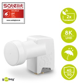 Goobay 67270-GB Twin LNB Weather Protect