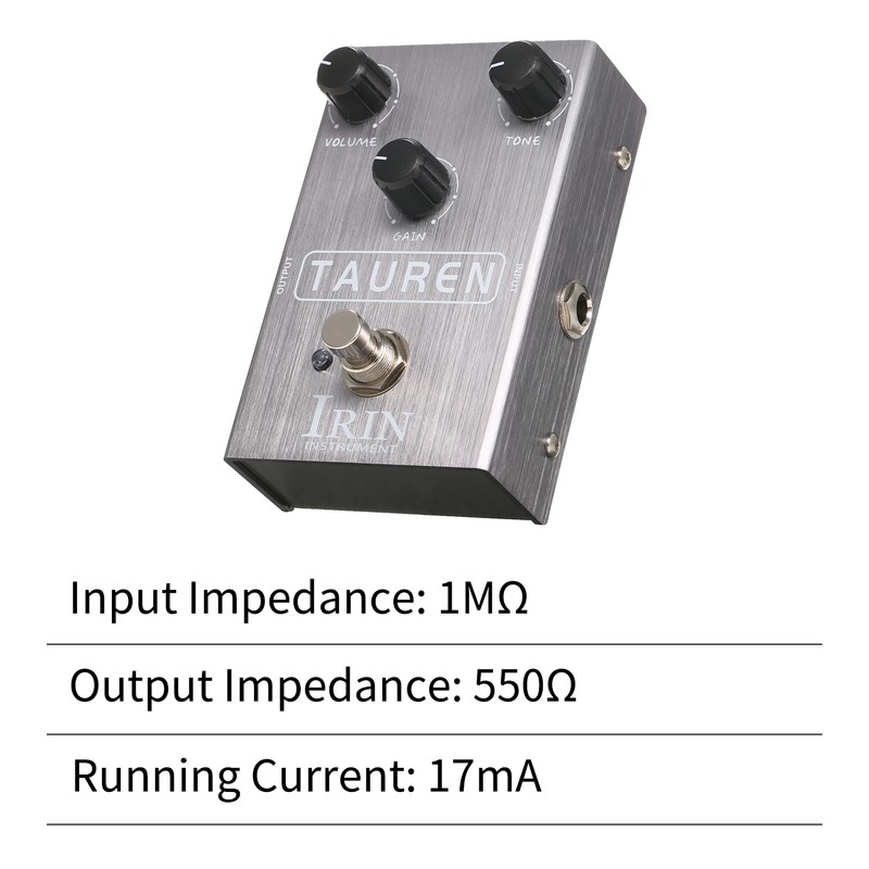 IRIN Overdrive Guitar Effect Pedal Mini Effector Guitar Effect Processor