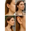 Earring Hooks 30PCS, Stainless Steel Ear Wires Fish Hooks, Hypo-allergenic