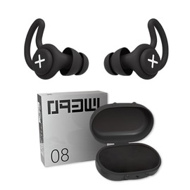 XFSRG Ohrstöpsel Schnarchen Ohropax Gute Nacht Ohrenschutz Gehörschutz Schlafen Silikon Ohrstöpsel Schallwerk Gehörschutz Ohrstöpsel Konzert Ohrstöpsel Flugzeug(Schwarz)