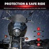 FATECIM 13" Smoke Windscreen Windshield for Harley Dyna FXDXT T-Sport