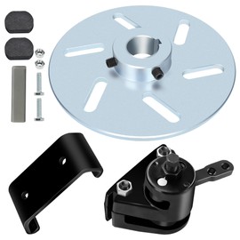 GREHUA Mechanical Disc Brake Caliper and Bracket with Pads Black Kit for Manco 9598 9597 Yerf-Dog ASW Bristers Airheart MB-1 Predator 212cc 196cc 6.5hp GX160 Go Kart Drift Trike Carter Rotor Fun Cart