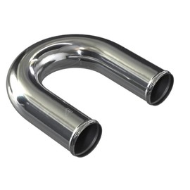 63mm (2.5 Inch) OD 180 Degree Elbow Aluminium Intercooler Pipe Piping Air Intake Tube