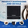 Paterson Paper Black Paper Beverage/Cocktail Napkins Premium Bulk (2 Ply,