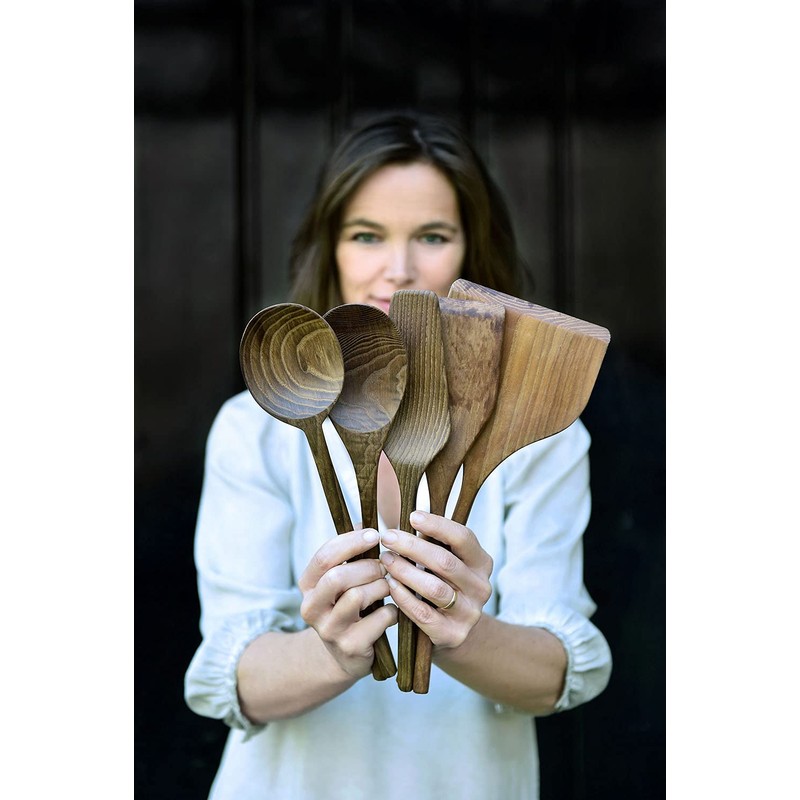 SERAX Serax Pure by Pascale Naessens Wooden Kitchen Utensils Set