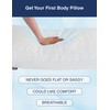 ZonLi Adjustable Memory Foam Body Pillow for Adults, Firm Support