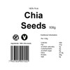 yourhealthstore Raw Chia Seeds 500g, 100% Natural, Vegan, High in