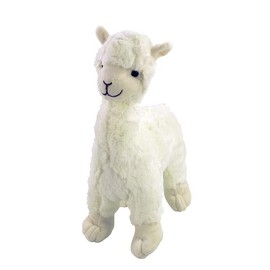 Plush Toy Alpaca Llama Cream White Plush Alpaca Soft Toy Approx. 30 cm