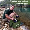Tavaler Folding Bowl Camping 15 L, Foldable Washing Bowl Camping,