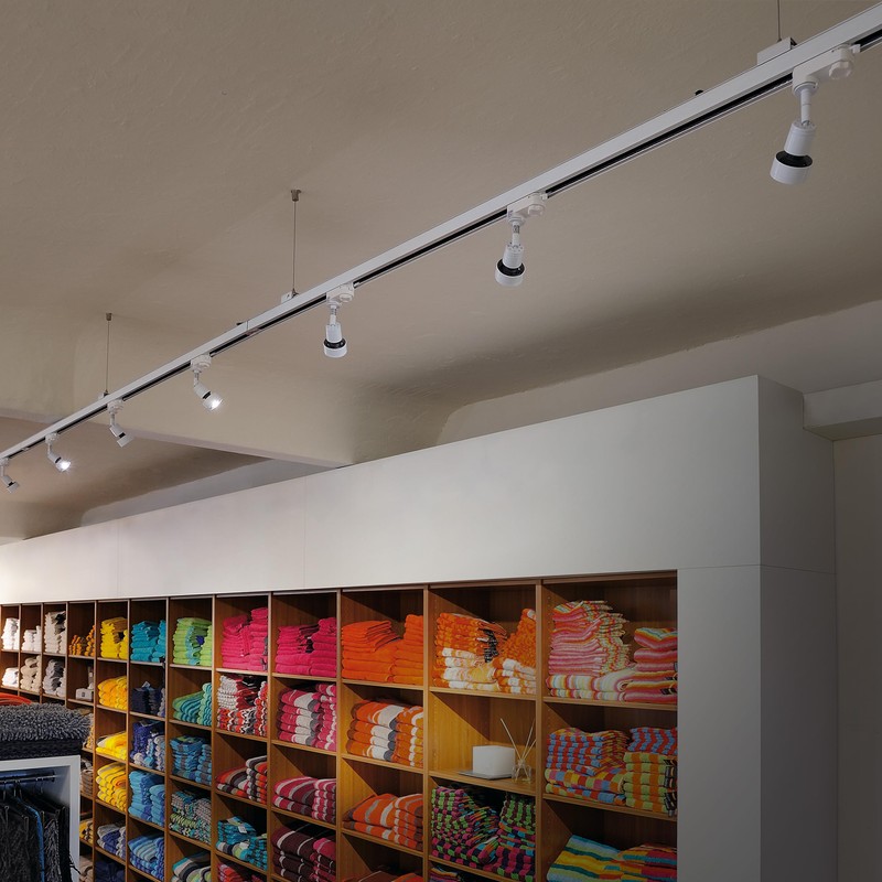 SLV LED 1-phase Spotlight Puria Track Rotating and Swivelling Track