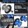 CHIFUN 2Pcs 6MM M6 X1.5 Motorcycle Swing Arm Spools Sliders