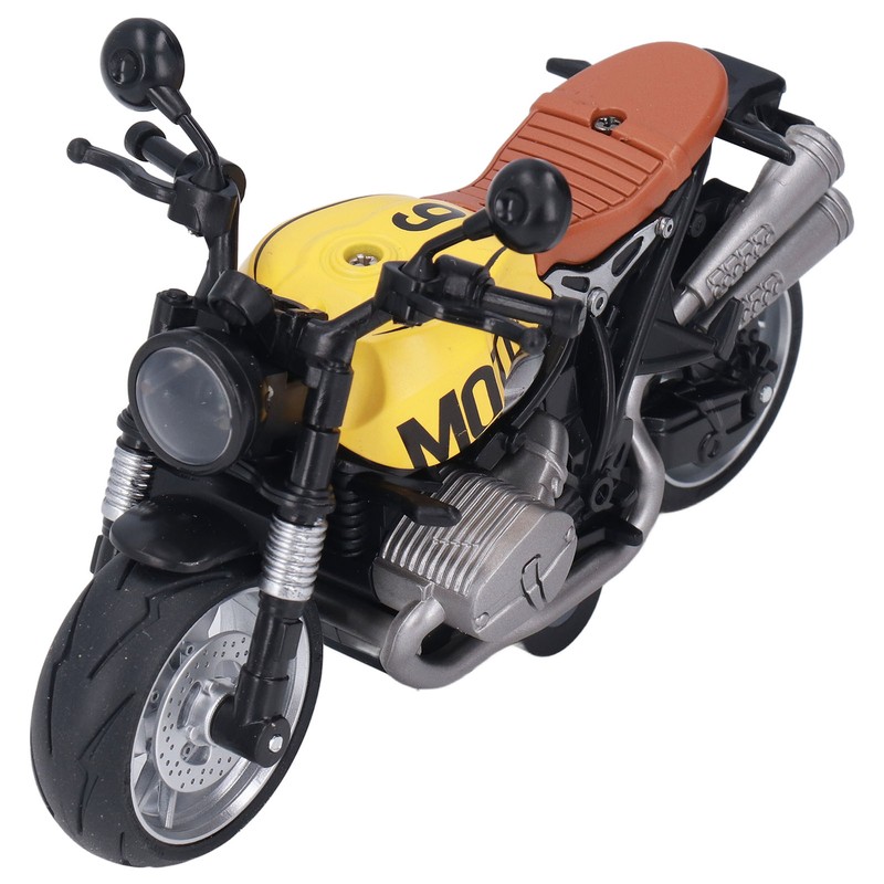 1:12 Pull Back Motorcycle Toy Cool Retro Motorcycle Toy with