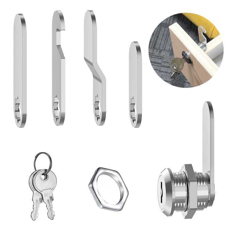 25mm Mailbox Lock with Key Alike, Security Letterbox Lock Cabinet