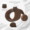 Tape Extensions Real Hair Brown Real Hair Extensions Tape 45