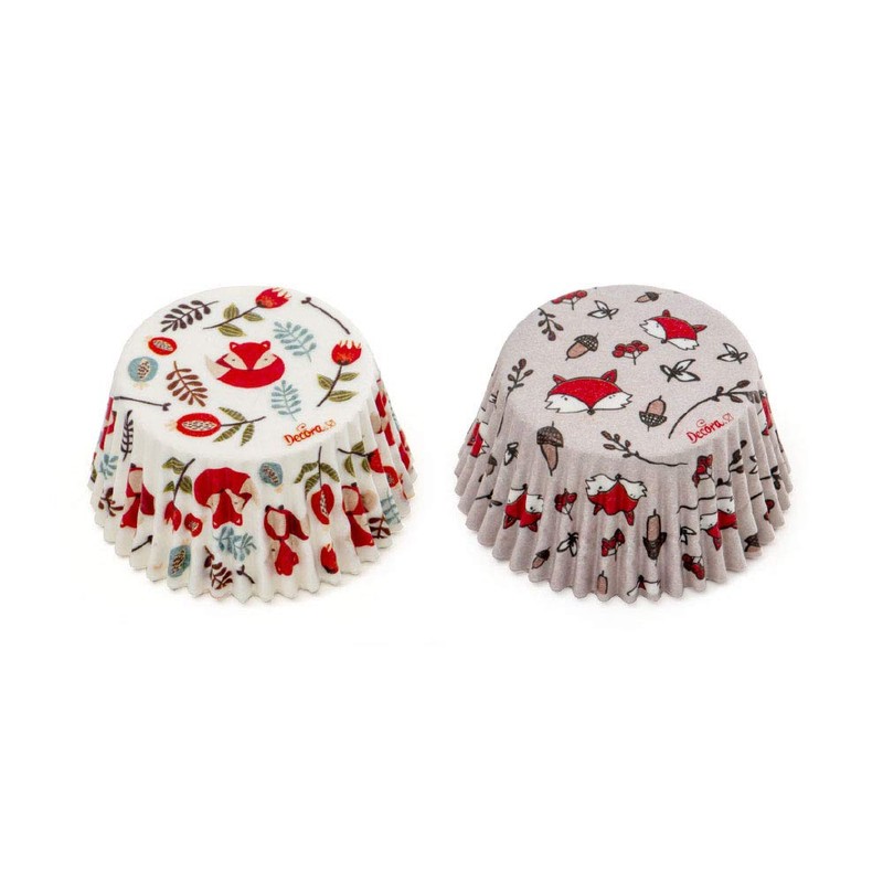 DECORA 0339831 Paper Cases Fox 50 x 32 mm Pack