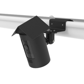 HOLACA Protective Skin and Gutter Mount Compatible with Stick Up Cam Battery HD Security Camera and Stick Up Cam Plug-in,360°Adjustable Security Bracket (Black)