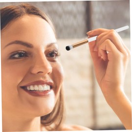 IWOWHERO Essential Makeup Brush Set 10pcs Eye Shadow Brush Foundation Brush Compact and Portable for Travel