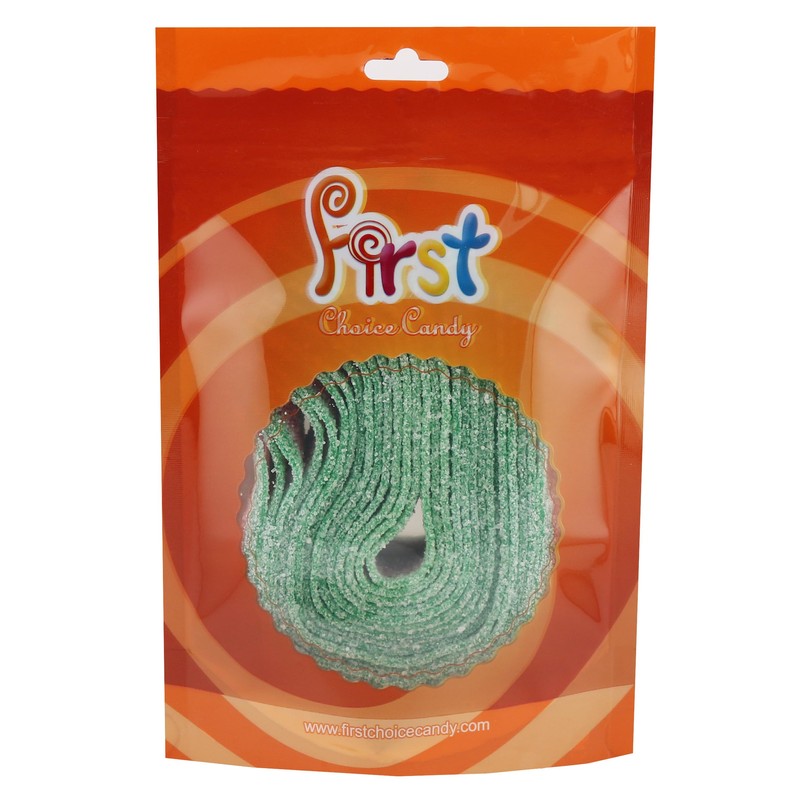 FirstChoiceCandy Sour Strip Chewy Candy Belt 4 Oz (1-Pack, Watermelon)