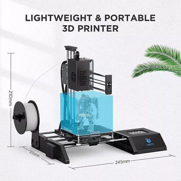 Unbranded Mini 3D Printer Easy to Set Up Disassemble Perfect