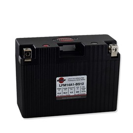 Shorai LFM Lithium-Iron Battery w/BMS, LFM14A1-BS12, 4.5Ah 13.2V, 59.4WHr, A Type, Case 1