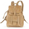 Jahn-Tasche – medium-sized leather rucksack / city rucksack size M made out of nappa leather, beige
