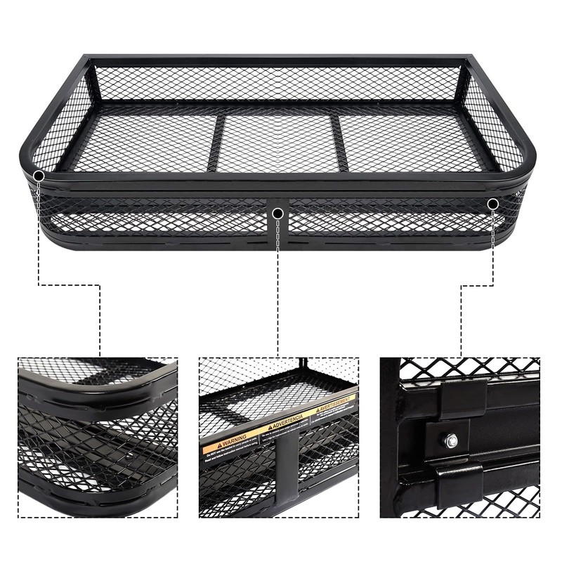 ORCISH Heavy Duty ATV Front Cargo Basket, 17" W x