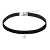 Velvy c233 Original Star Cross Black Simple Choker Women's Necklace,